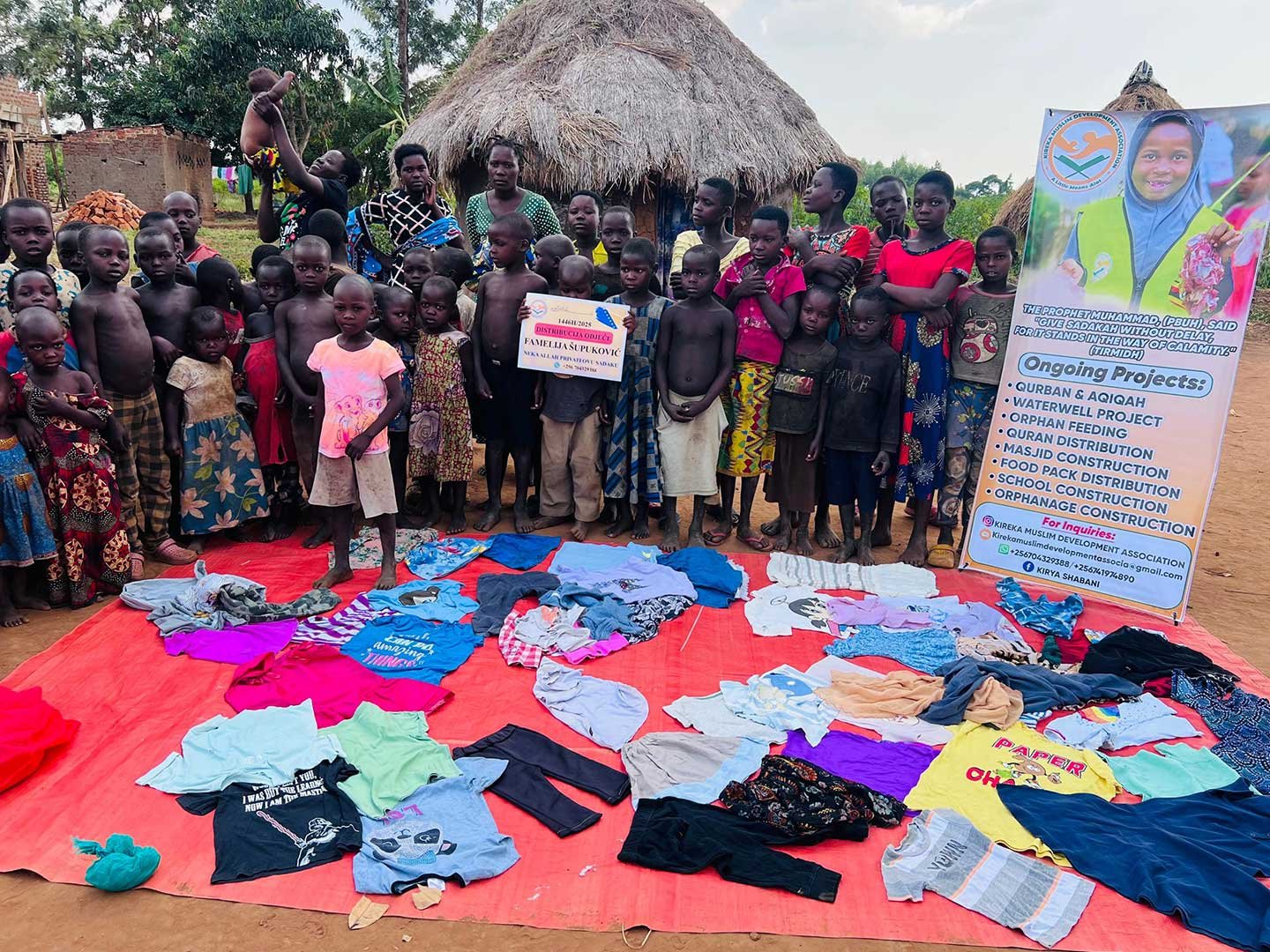 village recieving clothes